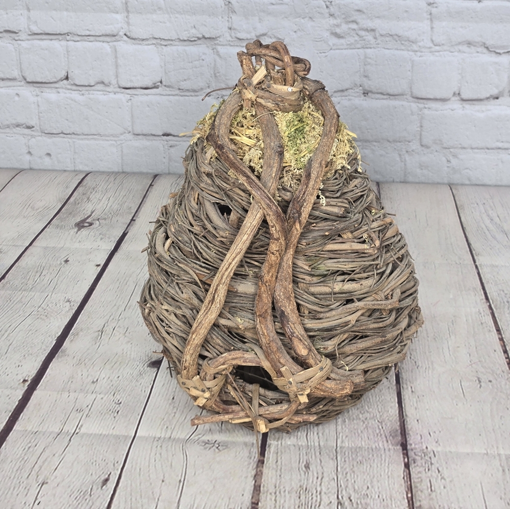 Hand Woven Artisan Birdhouse